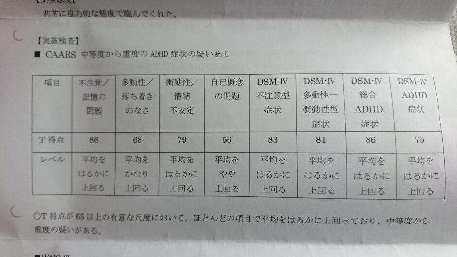 僕が体験したADHDの検査と検査結果 | ぼくのせかい